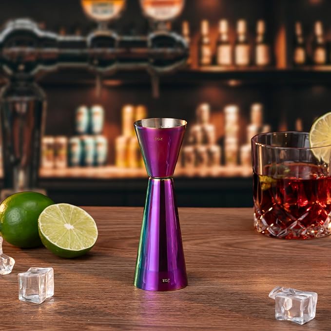 Briout Jigger for Bartending, Double Cocktail Jigger Japanese Premium 304 Food