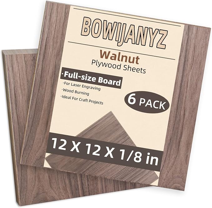1/8" Walnut Plywood Sheets, 3mm Plywood