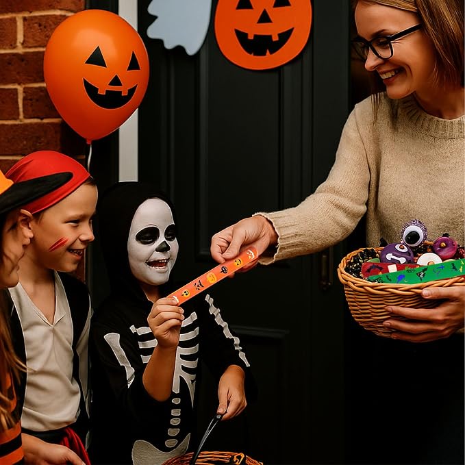 LovesTown Halloween Slap Bracelets, Bag Stuffers