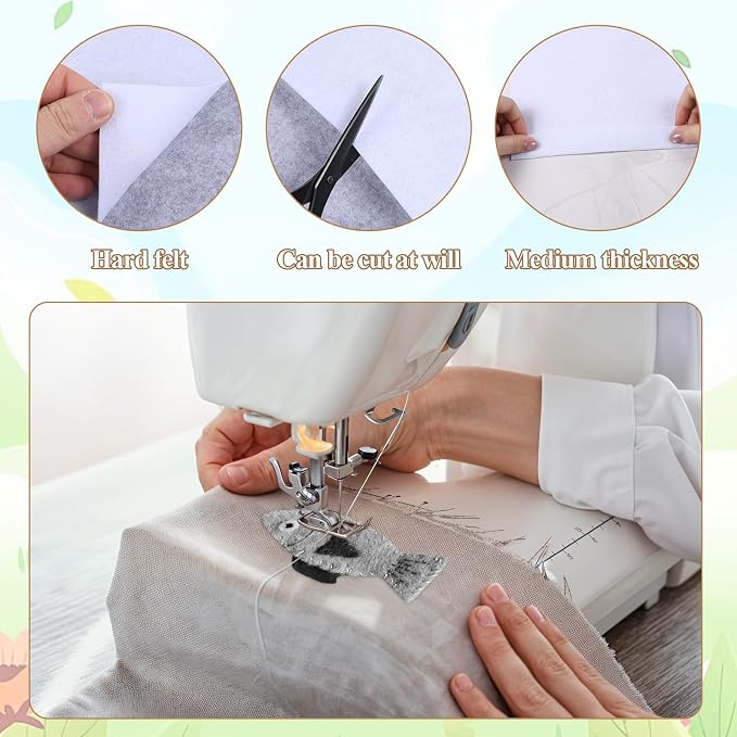 12 Pcs Felt Sheets