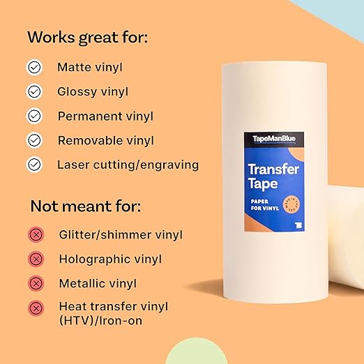TapeManBlue Paper Transfer Tape