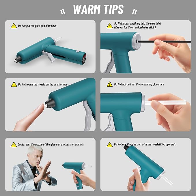 Cordless Glue Gun, Battery Powered,