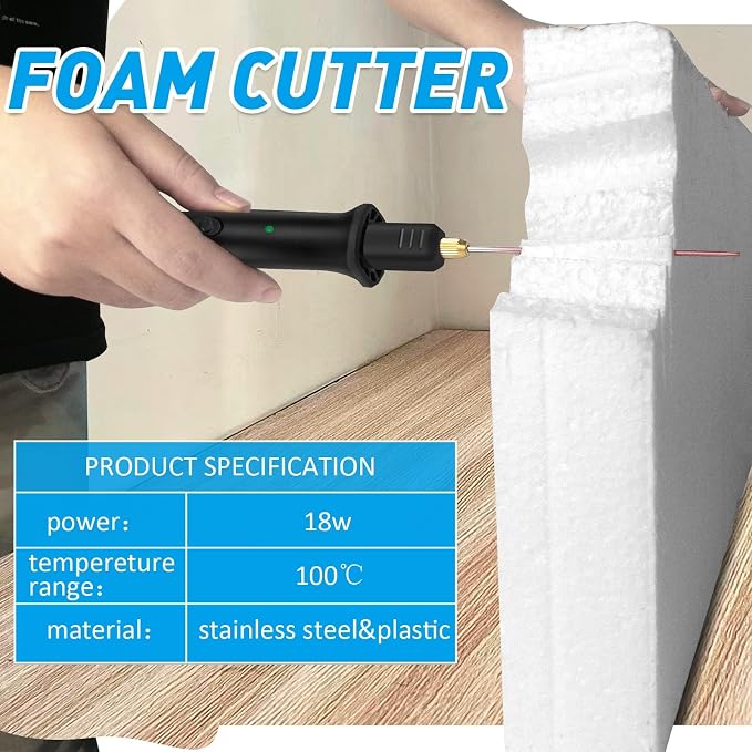 8 In 1 Foam Cutter 18W Electric Hot Wire Cutting Machine Pen Tool Kit |