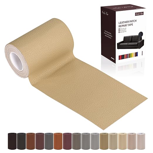 Leather Repair Patch Tape, Car Seat, Vinyl Leather Repair Kit