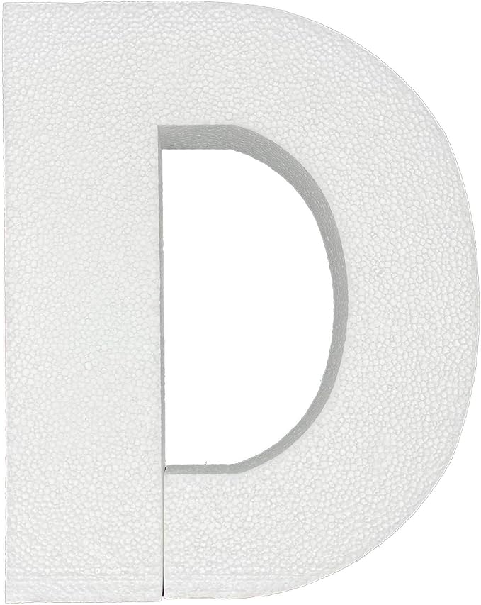 12 Inch Smooth Foam Letters