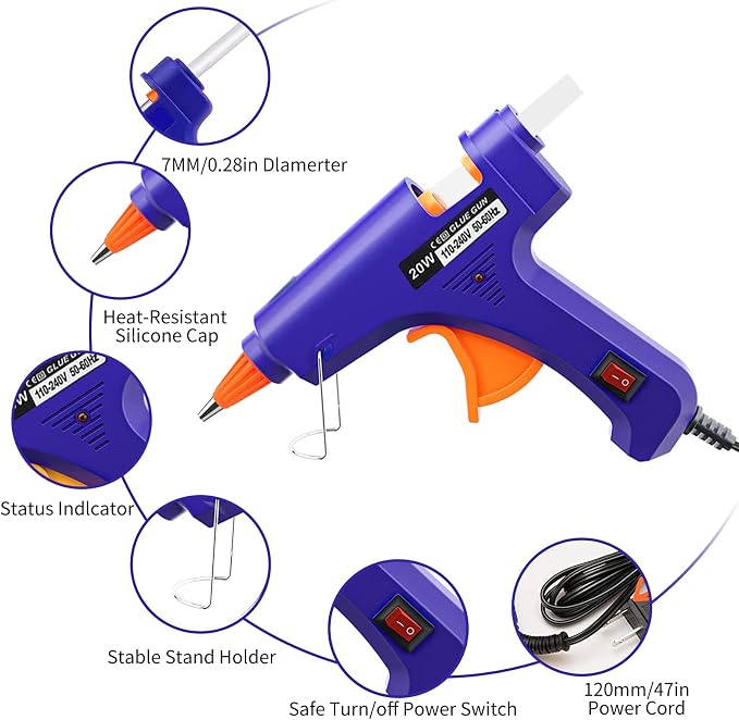 Hot Glue Gun Kit: Mini Hot Glue Guns Kit