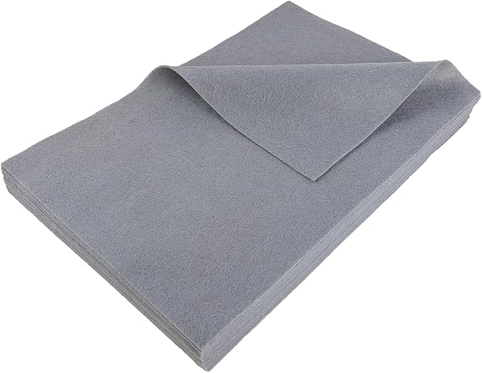 Jtnohx Color Felt, Soft Felt Sheets, 1.4mm Thick 8"x12" Handicraft Felt Fabrics