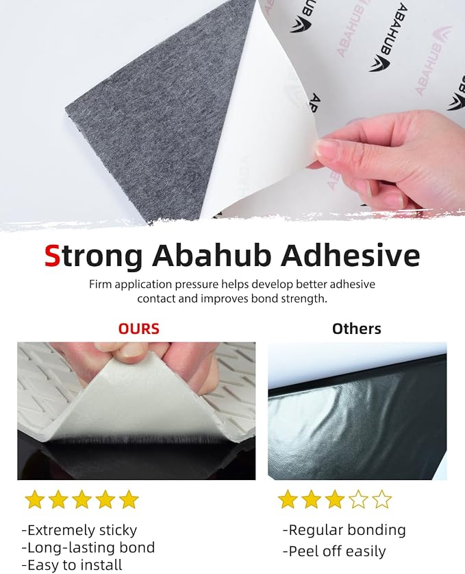 Abahub EVA Foam Boat Flooring Self-Adhesive Decking Surfboard Traction Pad |