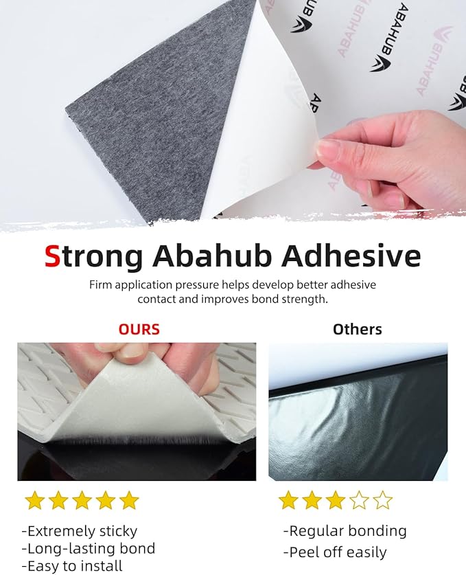 Abahub EVA Foam Boat Flooring Self-Adhesive Decking Surfboard Traction Pad |