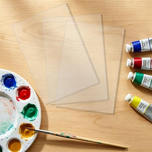 TKOnline 30 PCS Plexiglass Sheets, Invitations, Poster Frames Plastic Board