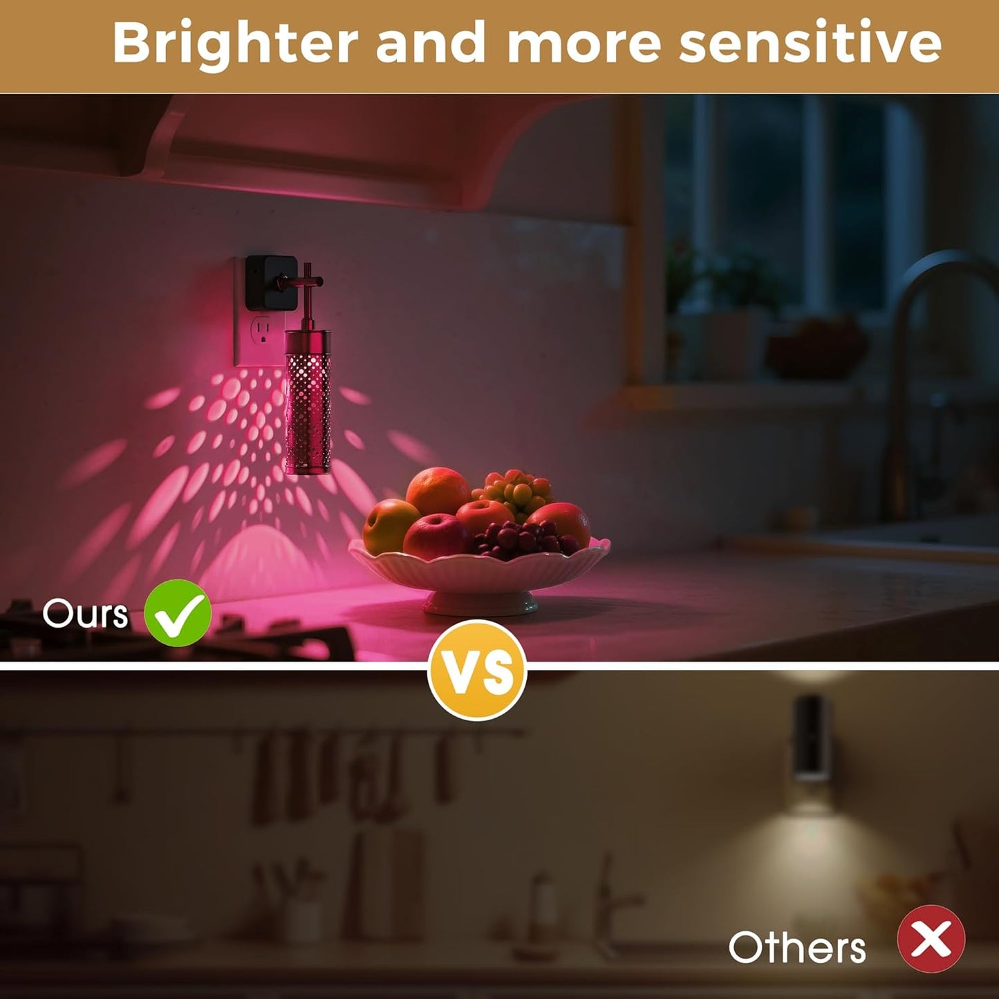 L LOHAS LED Night Light, Color Changing Night Lights Plug into Wall, RGB Vintage Nightlight with Light Sensor, Soft White, Dimmable Plug in Nightlights for Bathroom Hallway Gift, 1 Pack