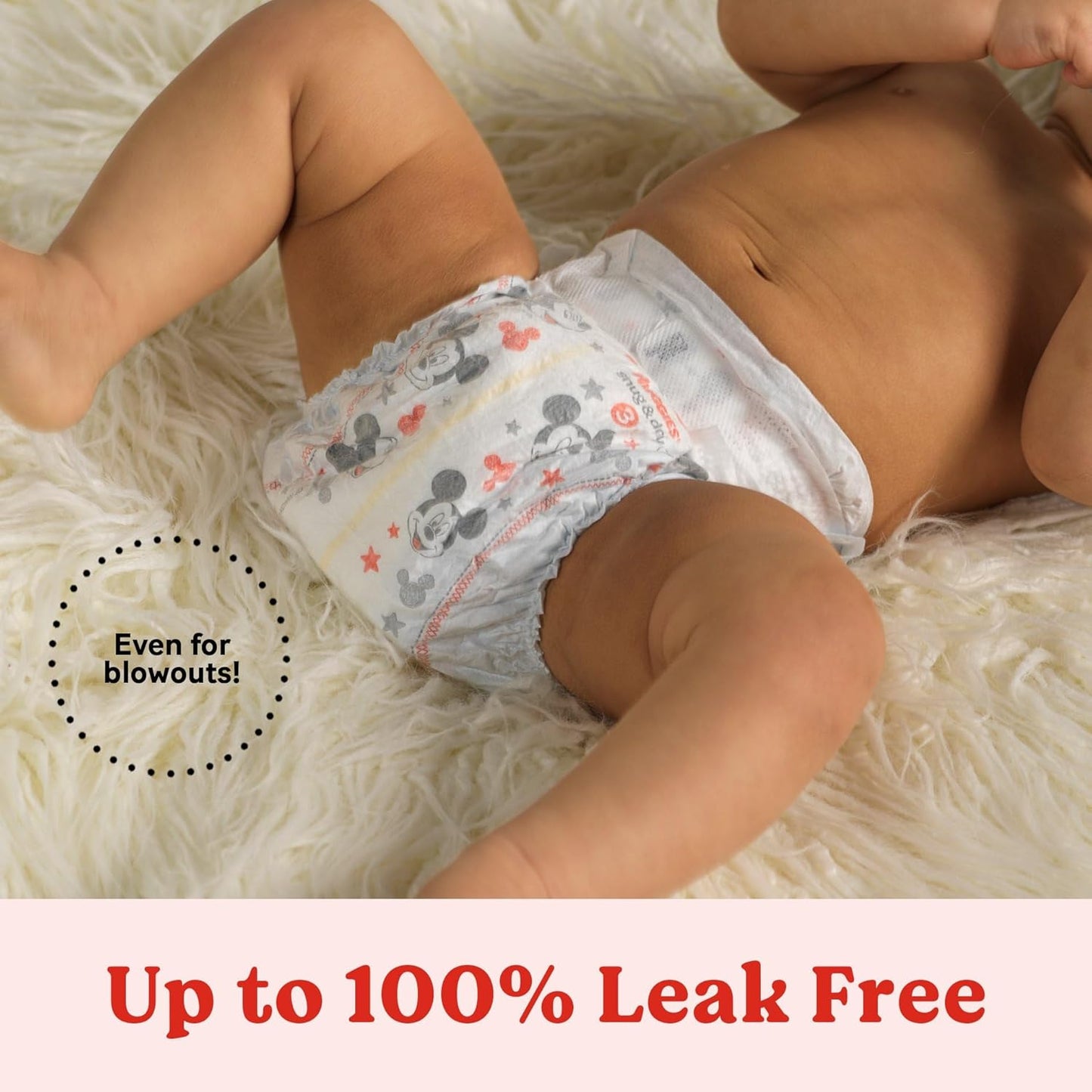 Huggies Size 6 Diapers, Snug & Dry Baby Diapers, Size 6 (35+ lbs), 104 Count, Packaging May Vary