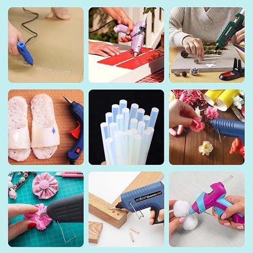 Phinus 20 Pack Hot Glue Sticks, EVA Clear Glue Gun Sticks, Hot Glue Gun Sticks