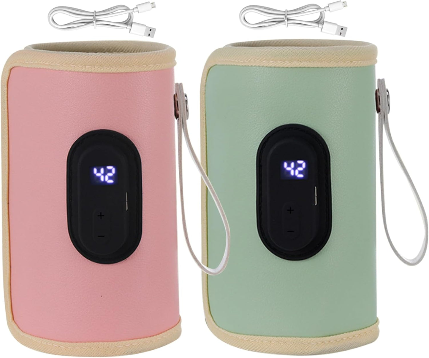 Portable Bottle Warmer Portable Bottle Warmer 18w Quick Heating Baby Temperature Adjustable USB Baby Heater for Home Family Style 2