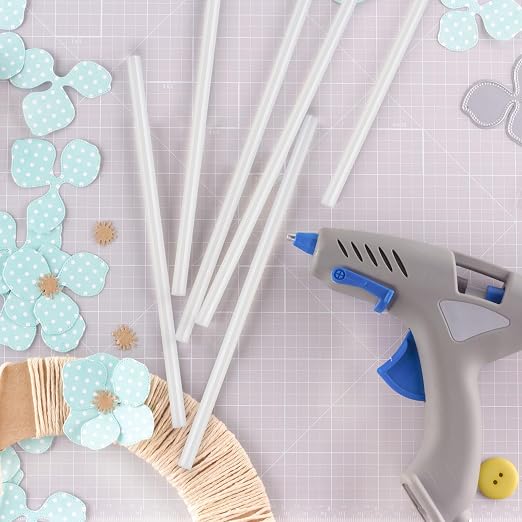 Full Size 11. 8" x 0.43" Hot Glue Sticks 50pcs Transparent Extra Long Hot Glue