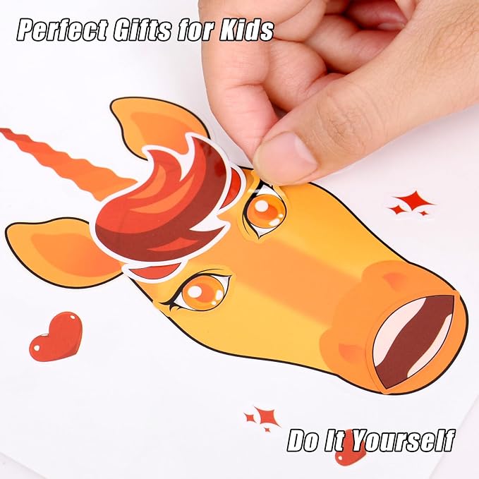 48 Sheets Create Unicorn of Dreams Stickers, Make Your Own Stickers