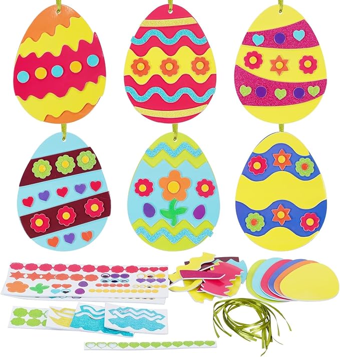 Fennoral 12 Pack Easter Egg Craft Kit