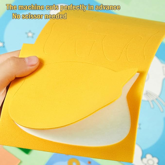 3D EVA Foam Stickers for Toddlers 12PCS Sticky Foam DIY Craft Preschool Art