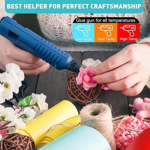 Phinus 20 Pack Hot Glue Sticks, EVA Clear Glue Gun Sticks, Hot Glue Gun Sticks