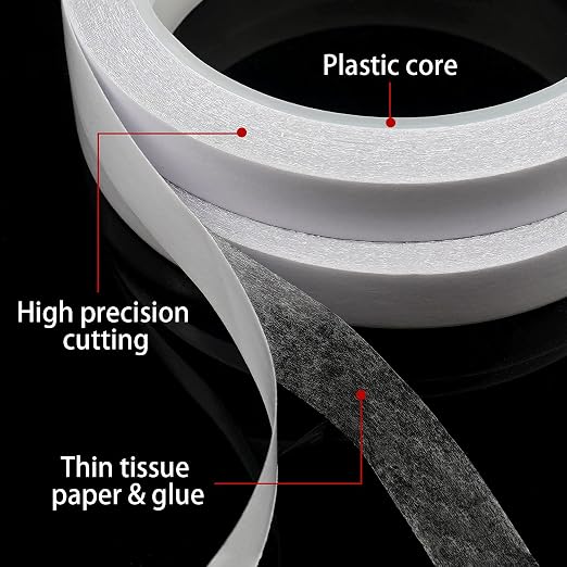 Double Sided Tape for Crafts Gifts Arts Photography Scrapbooking Tear-by-Hand