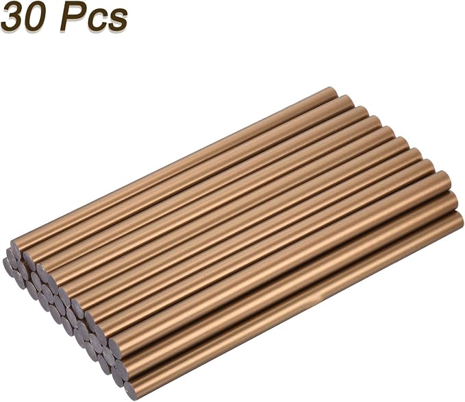 uxcell 30pcs Full Size Hot Glue Gun Sticks 8-inch x 0.43-inch High Sticky Large
