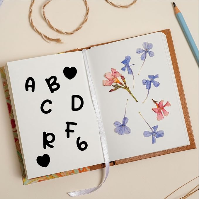 1800 Pieces 20 Sheets Small Letter Number Stickers, 1/2inch Self-Adhesive Vinyl