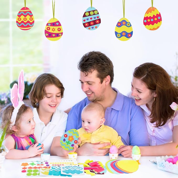 Fennoral 12 Pack Easter Egg Craft Kit
