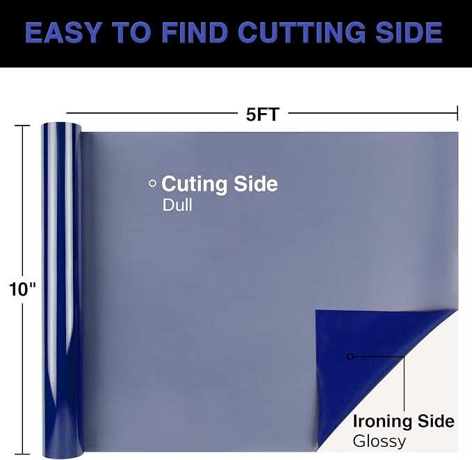 TORC Blue Puff HTV, 3D Puff Heat Transfer Vinyl