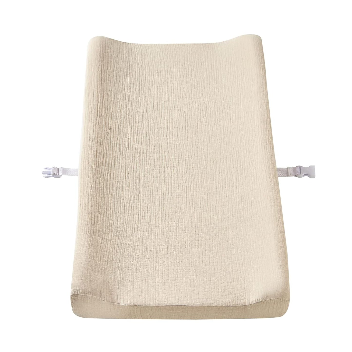 Muslin Changing Pad Cover,Ultra Soft Breathable Diaper Changing Table Cover for Baby Boys Girls,Neutral Fitted Changing Pad Sheets