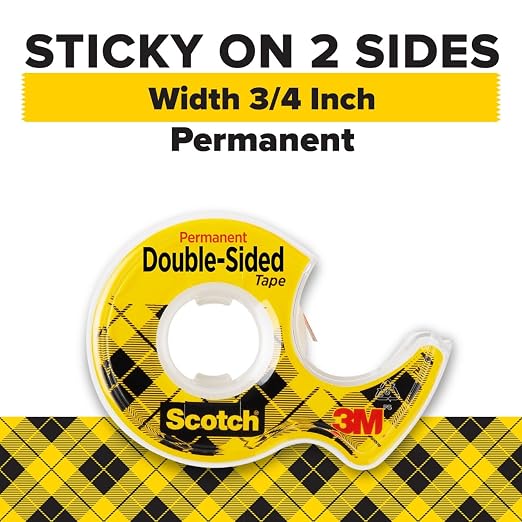 3m - Scotch Permanent Doublesided Tape 6 Rolls