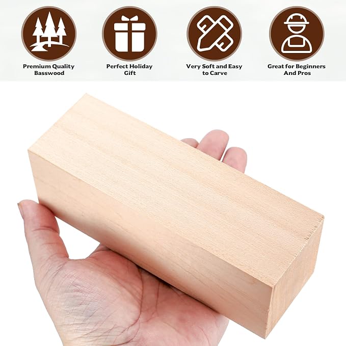 Basswood Carving Blocks, Basswood