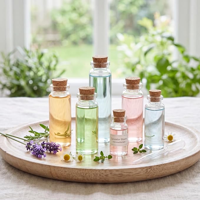 Geiserailie 45 Pcs Mini Glass Bottles
