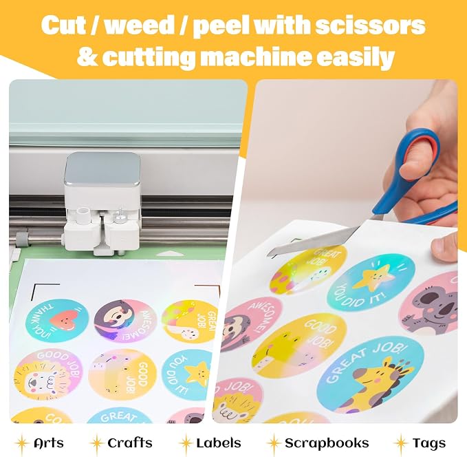 TECKWRAP Holographic Sticker Paper Laminating Sheets