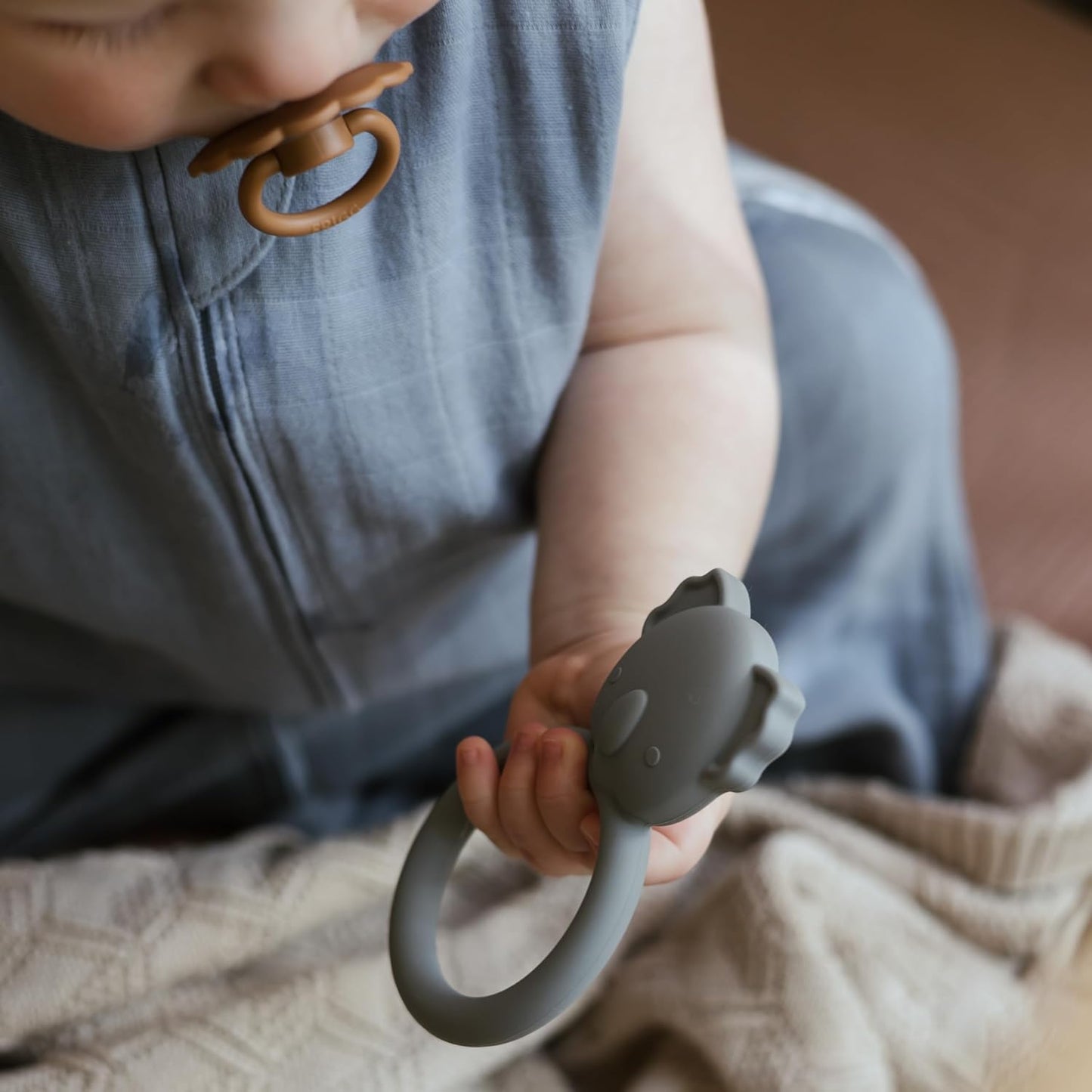mushie Silicone Baby Teether Toy | Koala