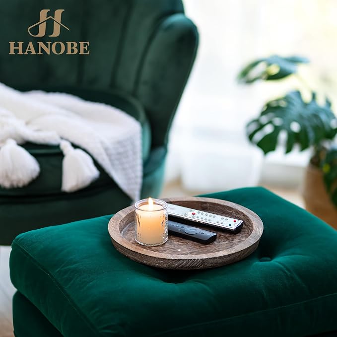 Hanobe Wooden Coffee Table Trays