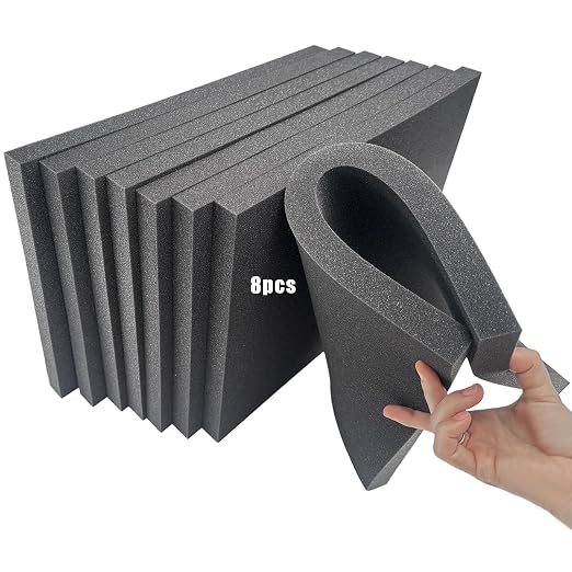 LAFENLIN 8 Pack Gun Case Foams-16 x 12 x 1 Inch, Cuttable Craft Foams Sheets