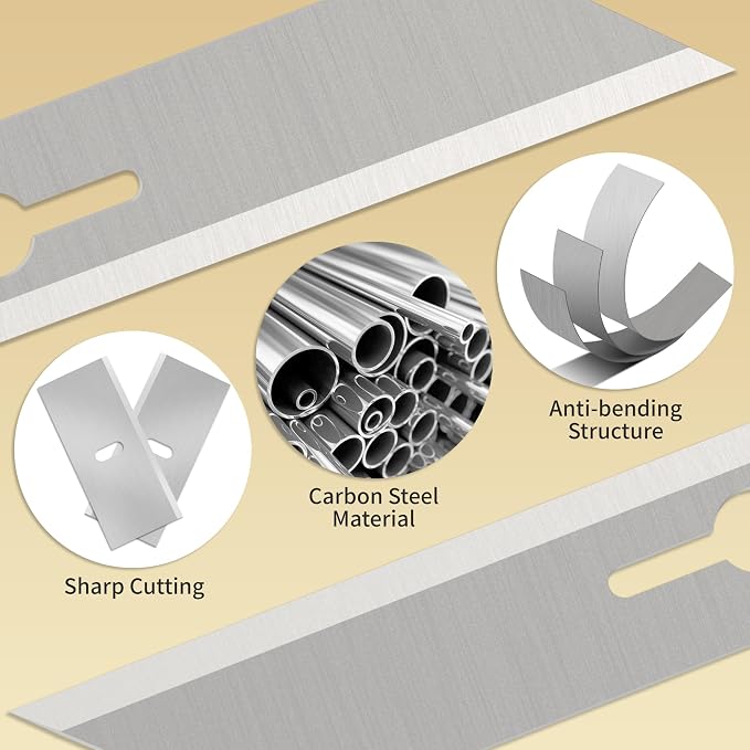 Blades for Straight/Bevel Foam Cutter, 20 Replacement Blades Fits the