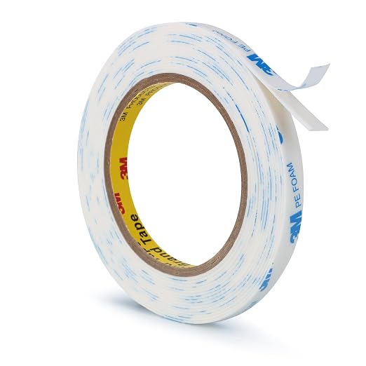 3M Double Sided Tape 0.39"×16.5Ft No Damage Double Sided Wall Tape | Heavy Duty