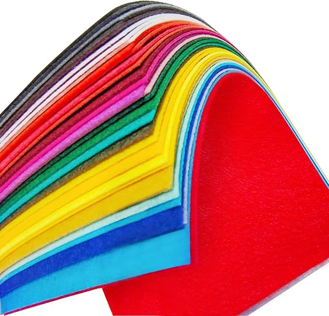 Jtnohx Stiff Felt Sheets, Craft Felt Square