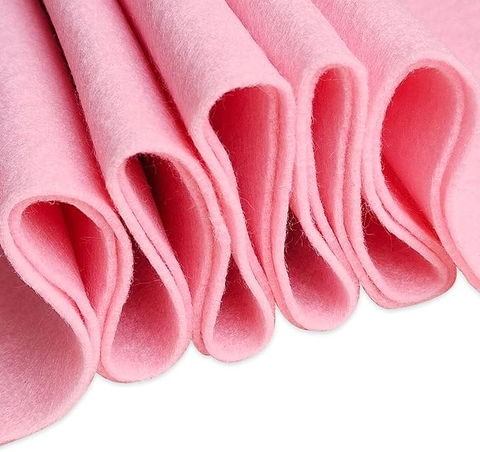Jtnohx Color Felt, 1 Square Yard Felt Fabric, 1.4mm Thickness Flexible Craft
