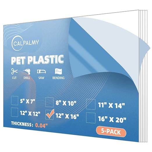 5 Pack PET Sheet Panels