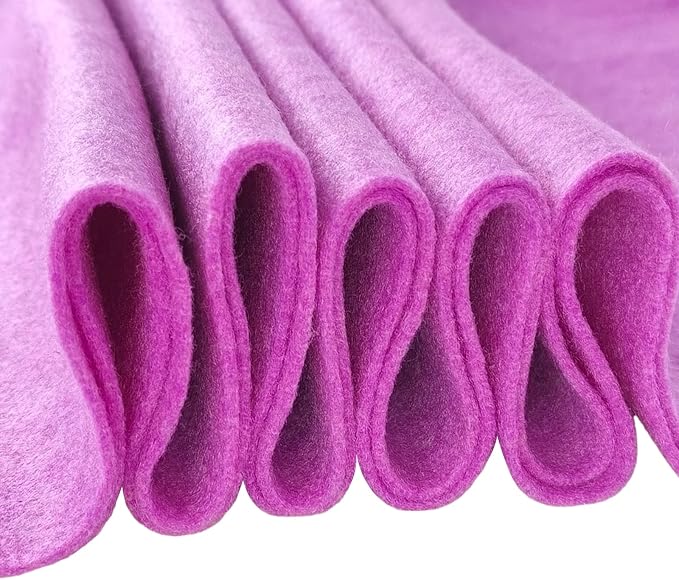 Jtnohx Color Felt, 1 Square Yard Felt Fabric, 1.4mm Thickness Flexible Craft