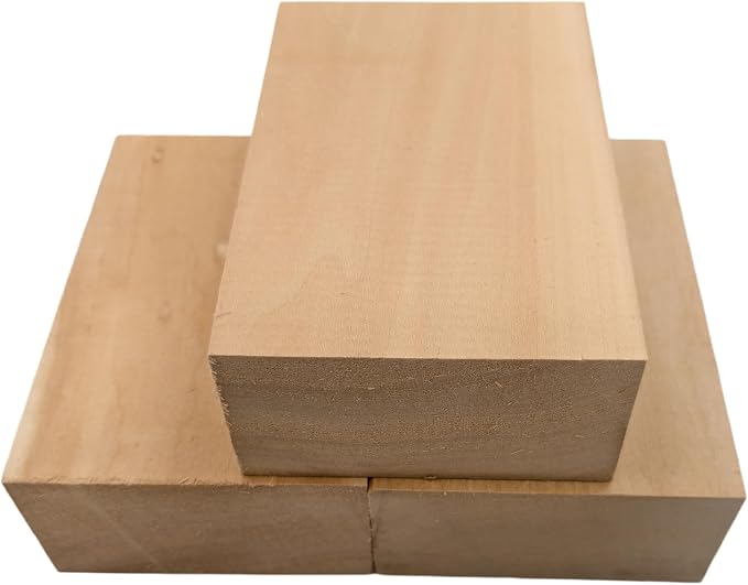 3PCS Basswood Carving Blocks, Whittling Wood Carving Kit, Unfinished Wooden