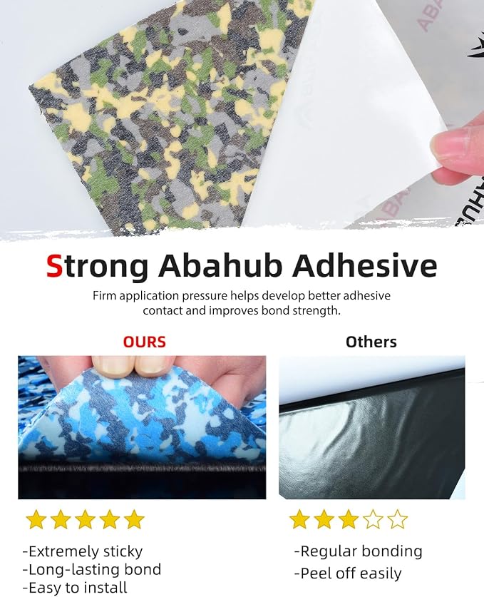 Abahub EVA Foam Boat Flooring Self-Adhesive Decking Surfboard Traction Pad |