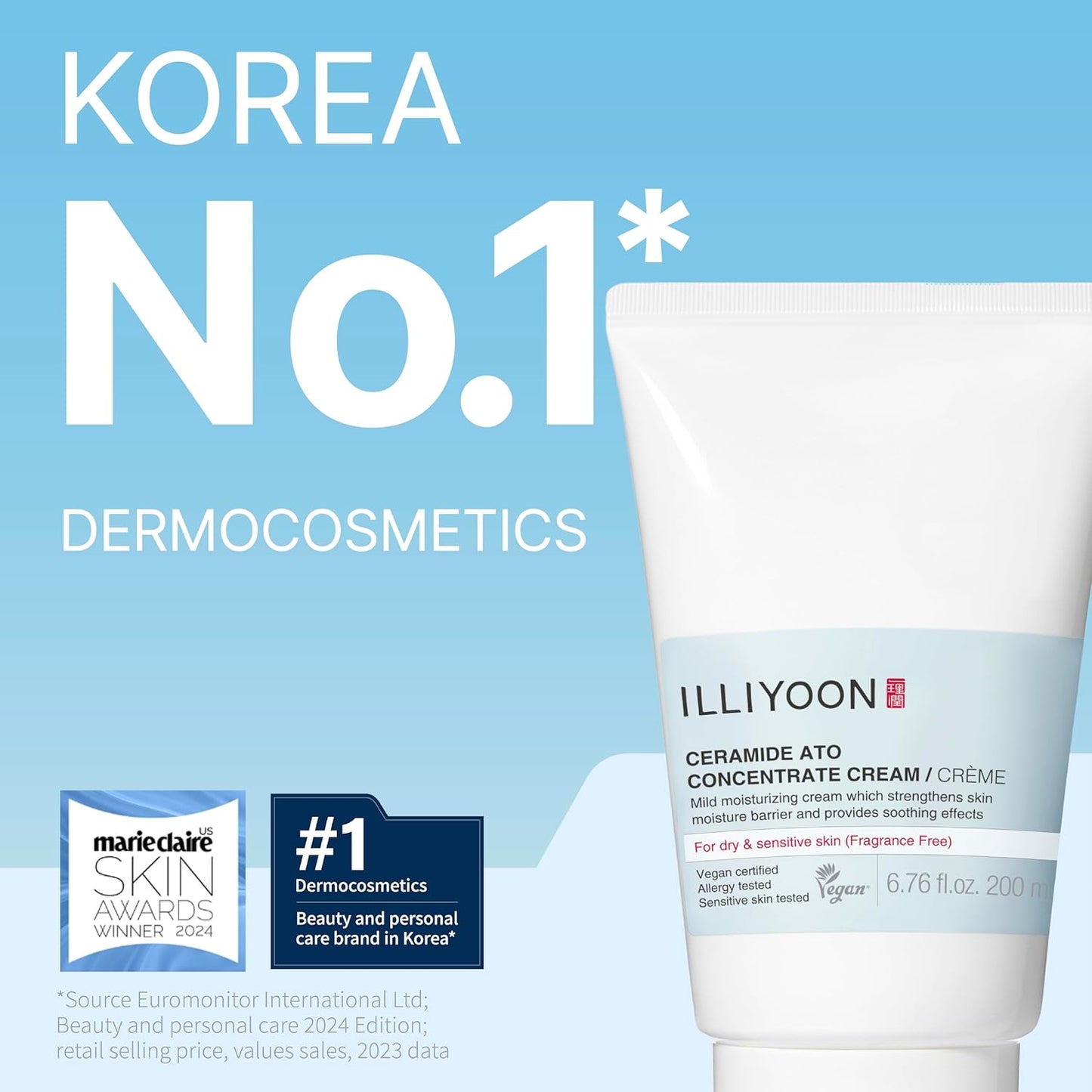 Illiyoon ATO Top To Toe Wash 16.9 Fl Oz with ATO Cream 16.9 Fl Oz