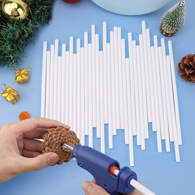 White Hot Glue Sticks Bulk, 36 Pack Mini Glue Sticks