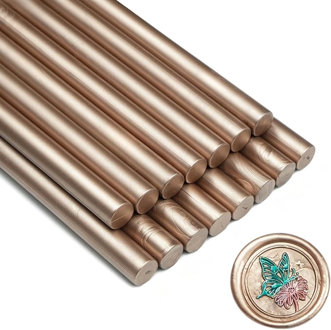 Wax Seal Stick, 15 Pieces Glue Gun Wax Seal Sticks