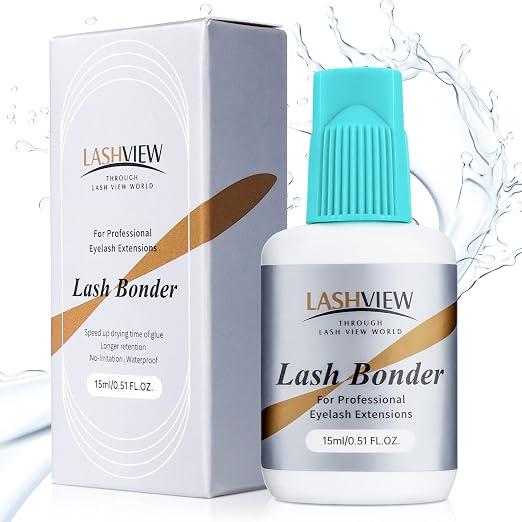 LASHVIEW Lash Bonder for Eyelash Extension, Lash Sealant, Glue Accelerator