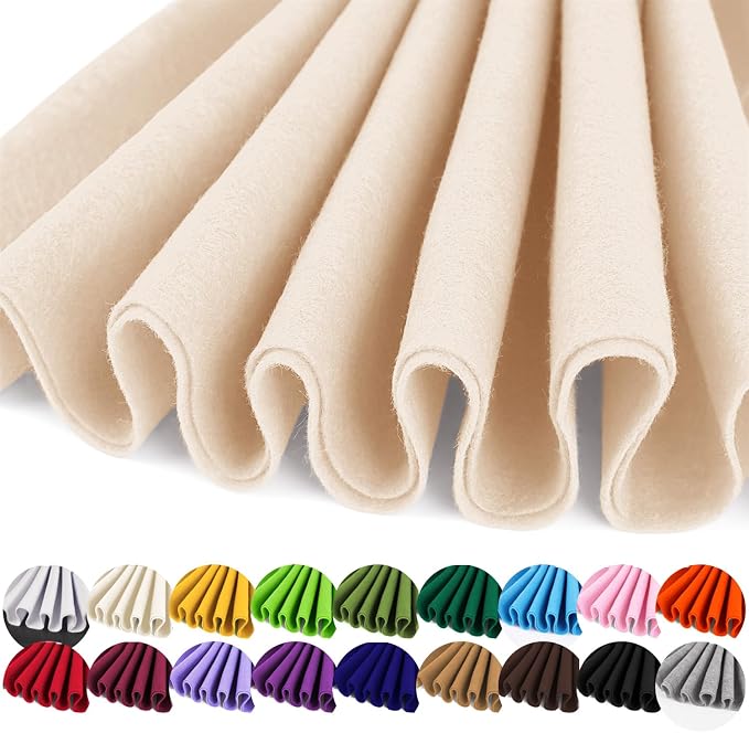 IONTACH 36" X 36" Soft Felt Fabric 1.6mm Thick | Felt Sheets