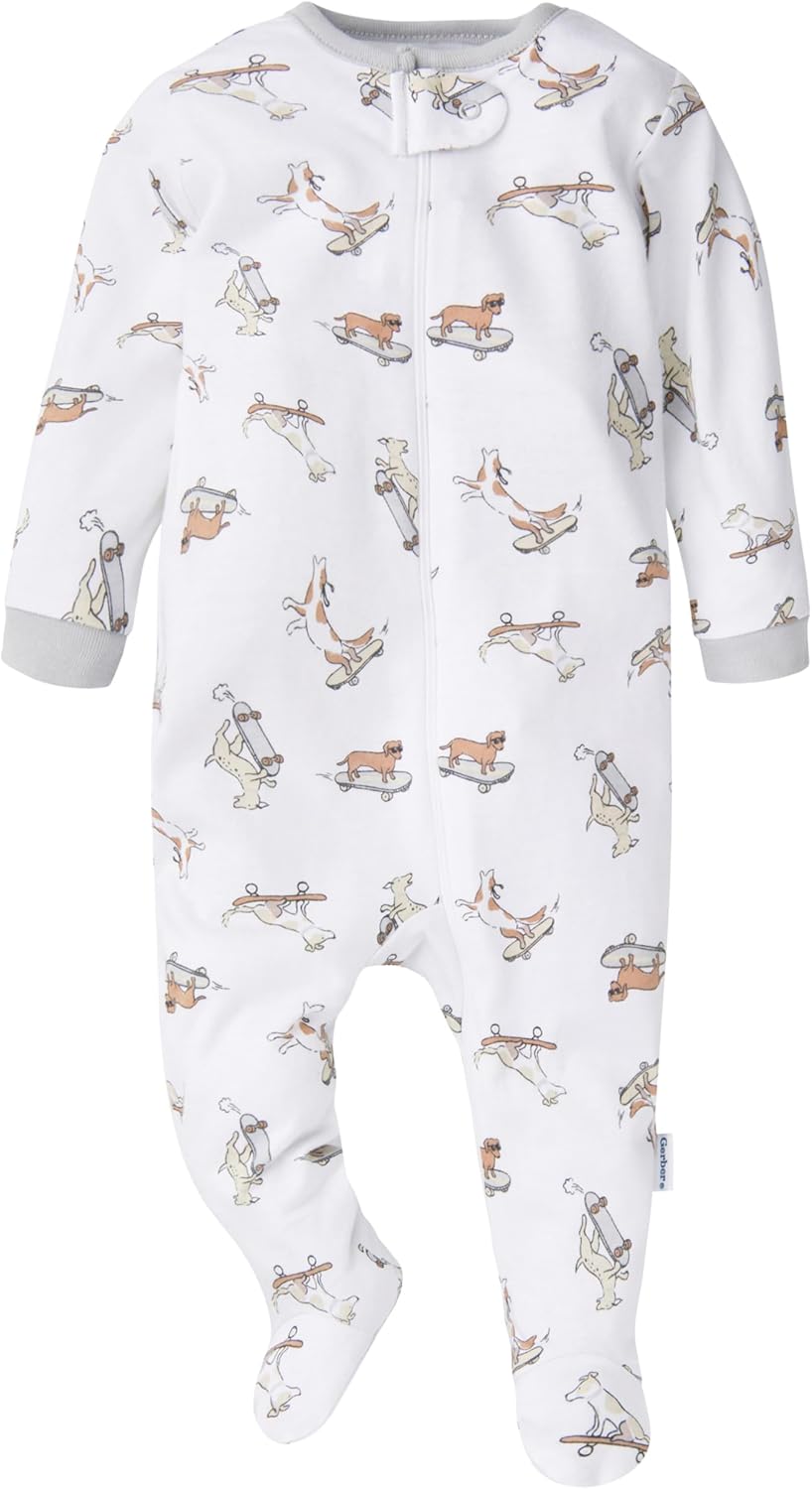 Gerber Baby Boys 4 Pack Sleep 'N Play Footie
